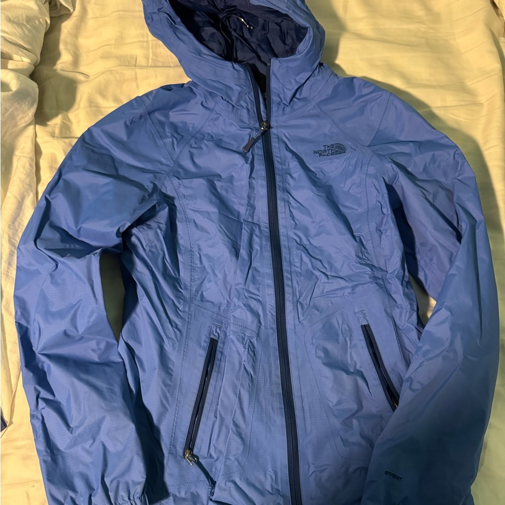 The North Face Women's Blue Raincoat